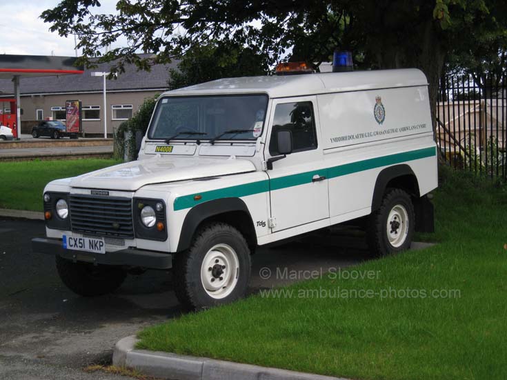Wales Ambulance Service Landrover CX51NKP