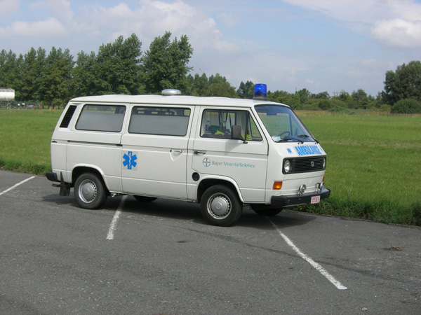 Bayer MaterialScience ambulance van