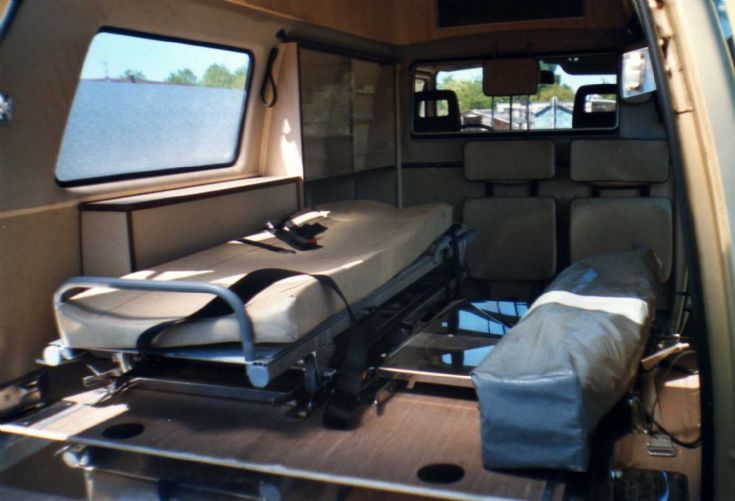 Interior shot of Camper - Ambulance