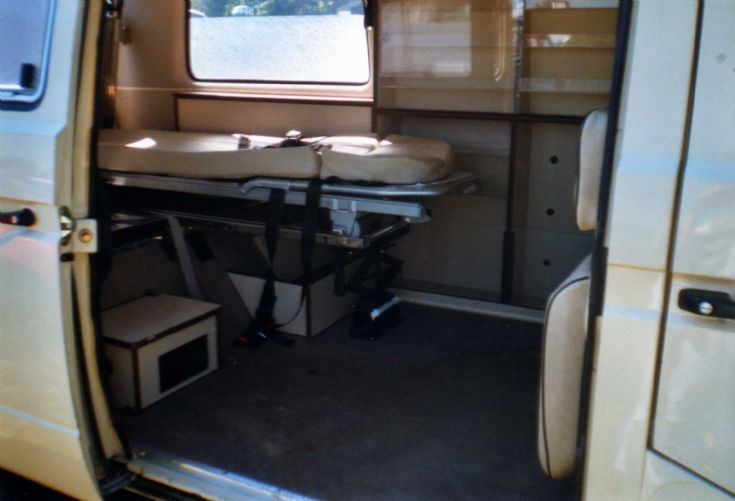 VW ambulance before conversion