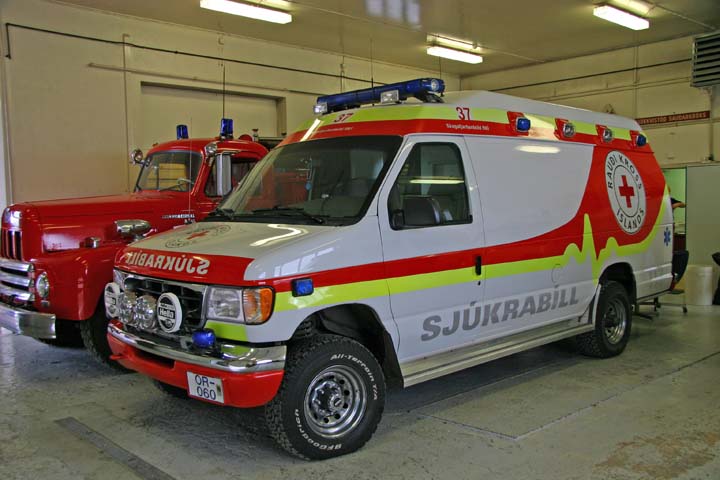 Sjukrabill Saudrkrokur Iceland