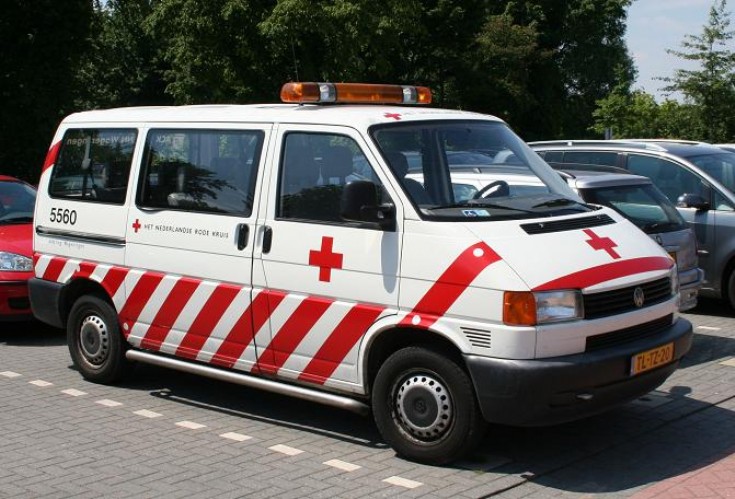 Red Cross Volkswagen Transporter T4 The Red Cross section in Wageningen the