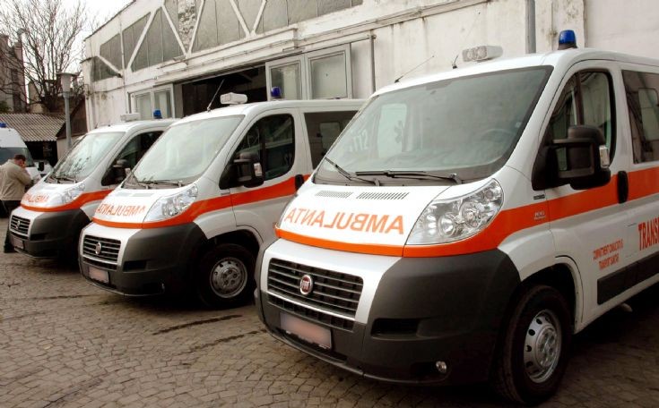 Three Fiat Ambulance vans