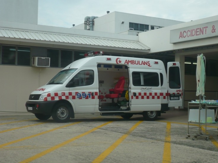 LDV Maxus Westar emergency ambulance.