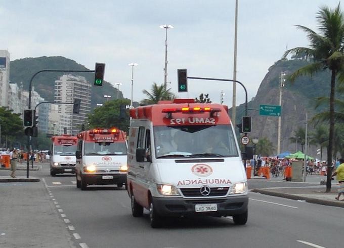 SAMU 192 RJ, Mercedes Benz Sprint, Brazil