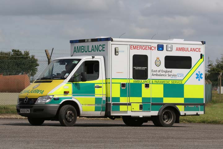 East of England Ambulance service Mercedes Benz