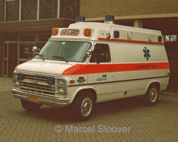 Ambulance service Delft Chevrolet Chevy Van