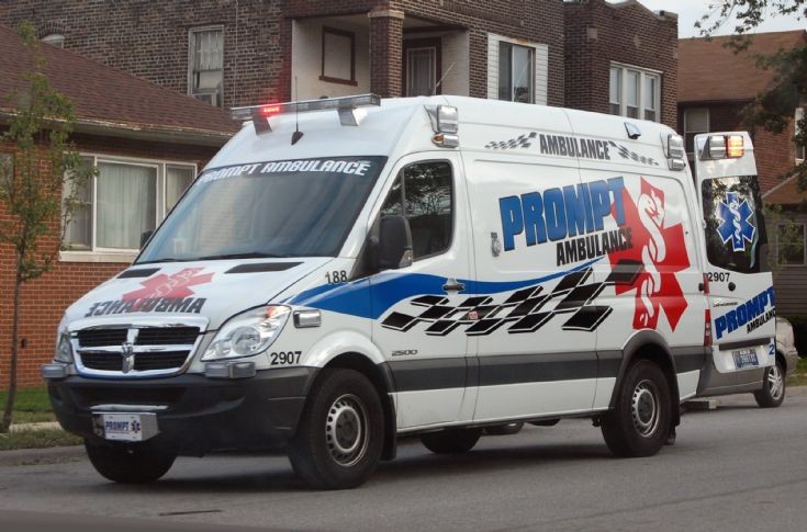 Promt ambulance out of Highland, IN