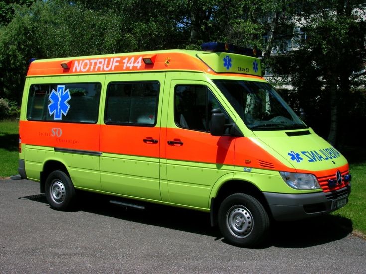 ALS Ambulance Mercedes SRO Huttwil Switzerland
