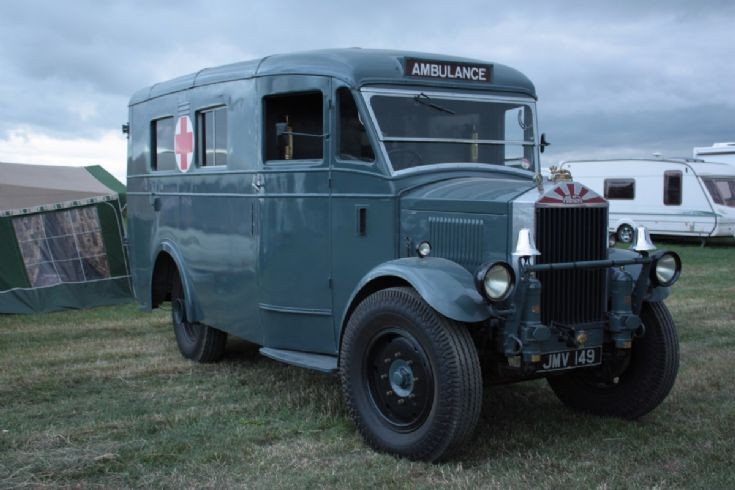 Albion vintage RAF ambulance