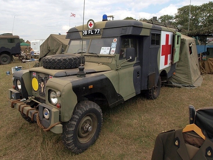 Land Rover 109 S11A Field Ambulance 1974 owned by Chistine Bishop here
