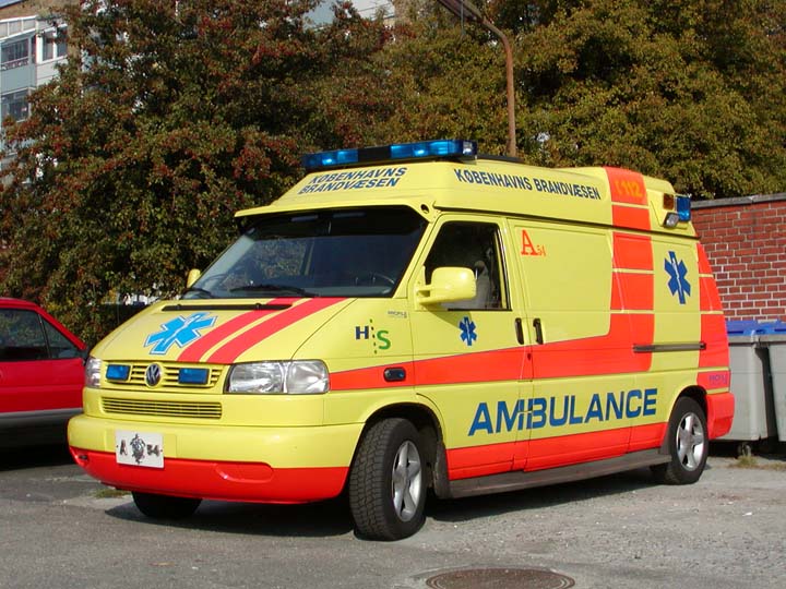 Copenhagen Fire service Volkswagen Ambulance