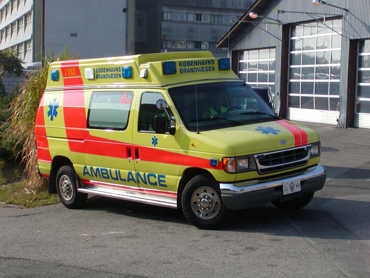 Copenhagen Fire service Chevrolet Ambulance