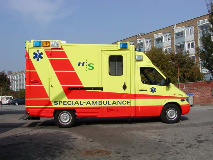 Copenhagen Fire service Mercedes  Ambulance