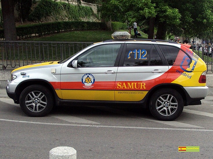 Samur unit 8816 in Madrid