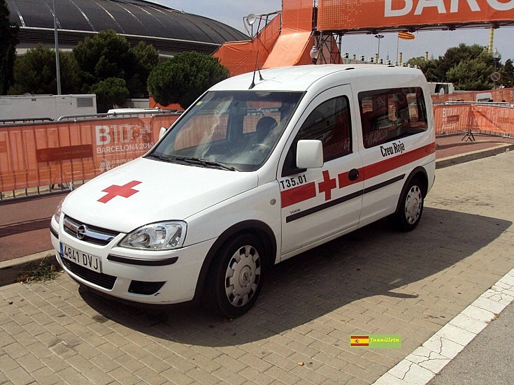 Red Cross' Opel Combo unit T3501 registration 4841DVJ