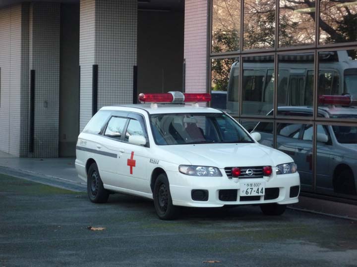 Japan Red Cross Nissan Liaison vehicle