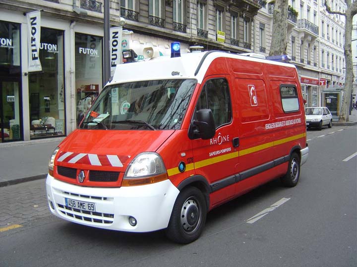 Rhone Fire & Rescue Lyon Renault  Ambulance
