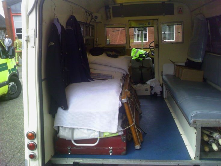 1966 Morris LD/Wadhams Ambulance - inside