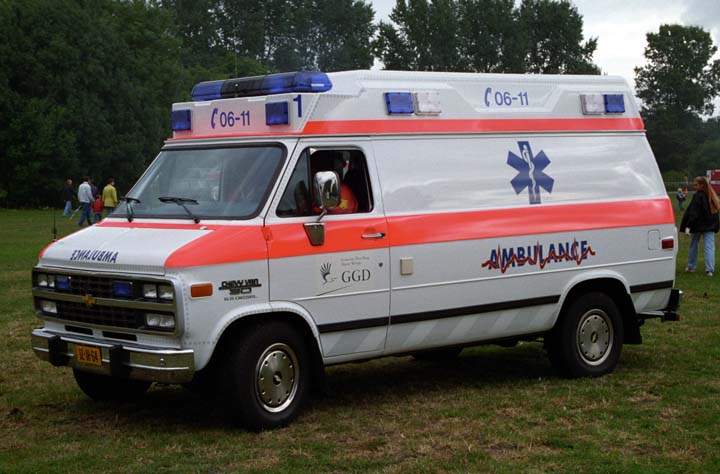GGD Den Haag chevrolet Chevy Van Ambulance