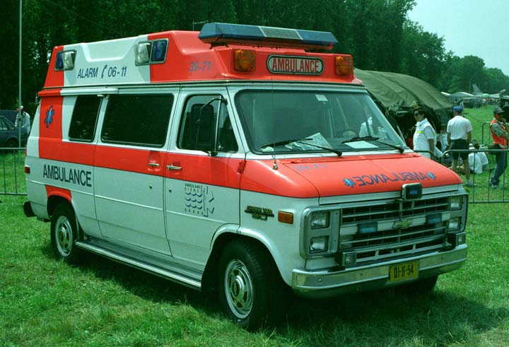 Ambulance Grave Chevrolet Chevy Van