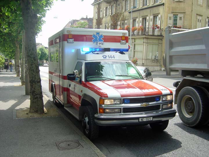 Neuchatel Fire Service Chevrolet Ambulance