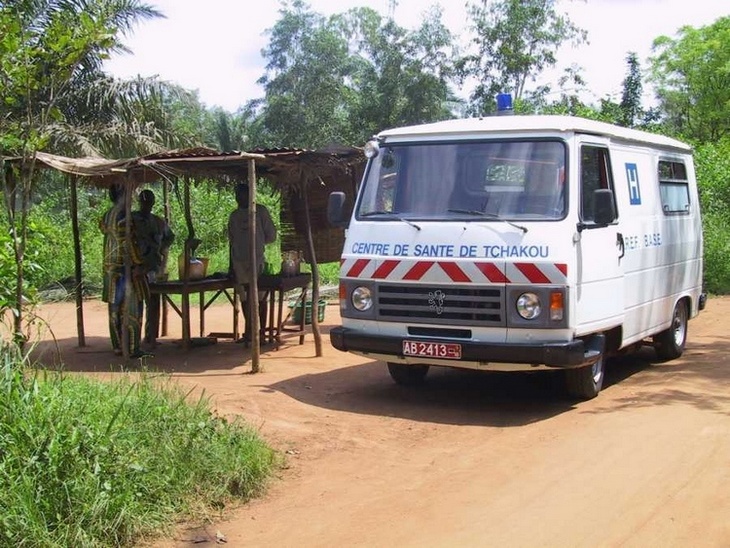 Peugeot J-9 ambulance in Benin