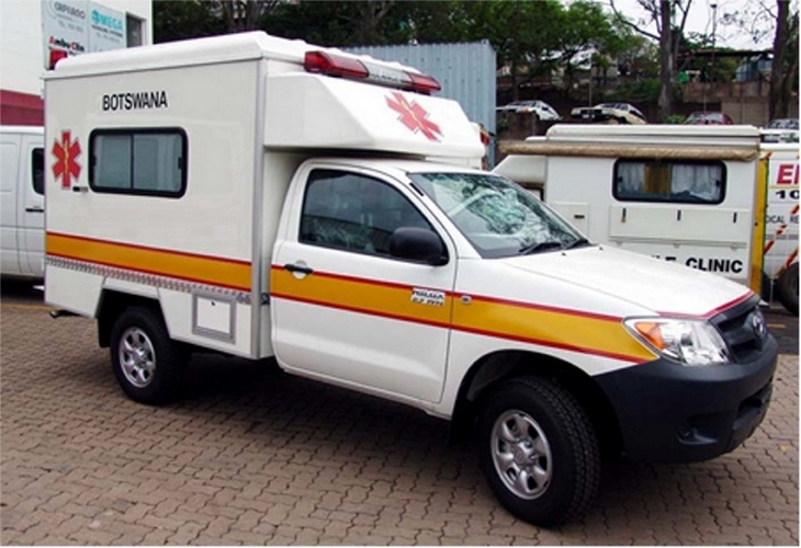 Toyota LC pick-up bodyied Ambulance