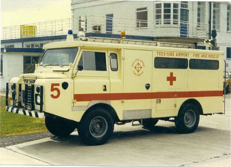 Tee-Side Airport Landrover Crash Rescue Ambulance