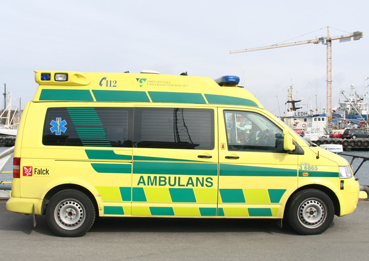 Flack VW ambulance Van