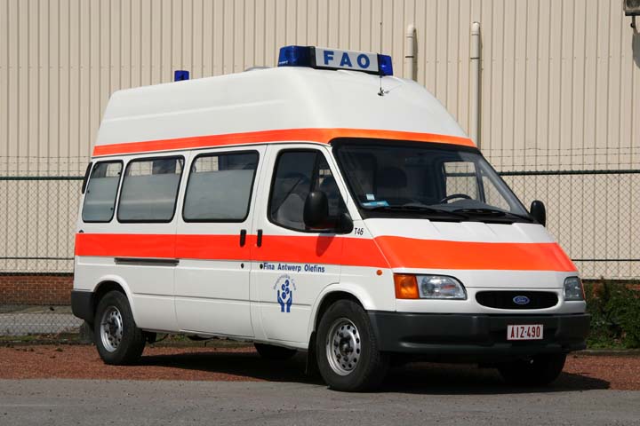 Fina Antwerp Olefins Ford ambulance