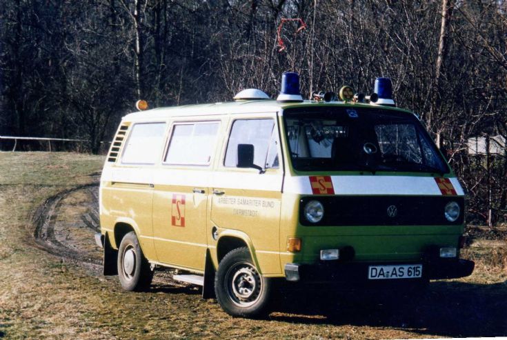 Volkswagen ambulance of ASB Darmstadt